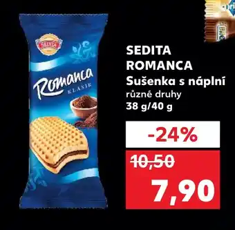 Kaufland SEDITA ROMANCA Sušenka s náplní nabídka