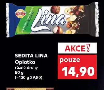 Kaufland SEDITA LINA Oplatka nabídka