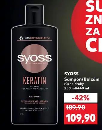 Kaufland SYOSS Šampon/Balzám nabídka