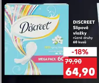 Kaufland DISCREET Slipové vložky nabídka