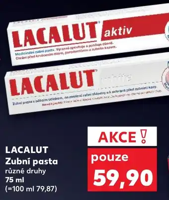 Kaufland LACALUT Zubní pasta nabídka