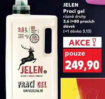Kaufland JELEN Prací gel nabídka