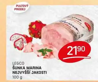 Flop Šunka marina nejvyšší jakosti 100 g nabídka