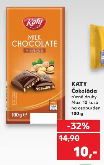 Kaufland KATY Čokoláda nabídka