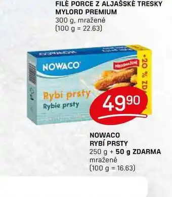 Flop Filé porce z aljašské tresky mylord premium 300 g nabídka