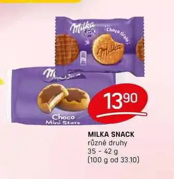 Flop Milka snack různé druhy 35 - 42 g nabídka