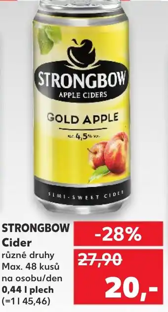 Kaufland STRONGBOW Cider nabídka