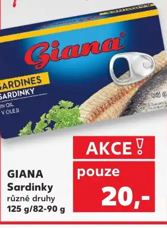 Kaufland GIANA Sardinky nabídka