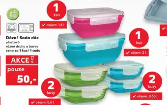 Kaufland Dóza/ Sada dóz nabídka