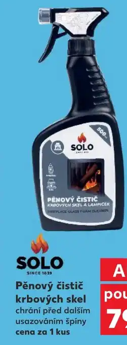 Kaufland Pěnový čistič krbových skel nabídka