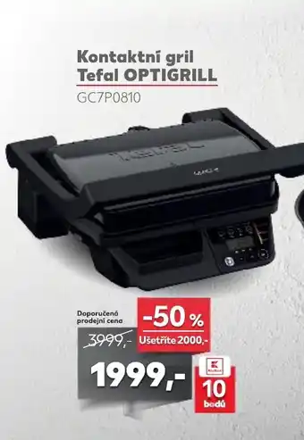 Kaufland Kontaktní gril Tefal OPTIGRILL nabídka
