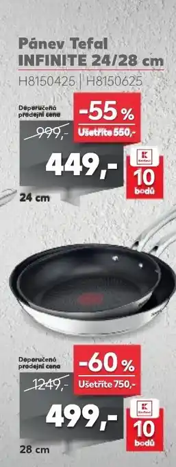 Pánev Tefal INFINITE 24/28 cm