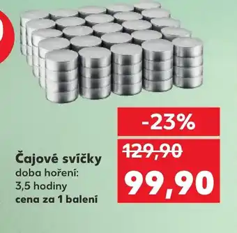 Kaufland Čajové svíčky nabídka