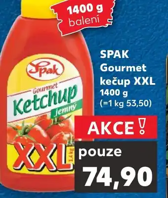 Kaufland SPAK Gourmet kečup XXL 1400 g nabídka