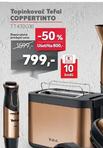 Kaufland Topinkovač Tefal COPPERTINTO nabídka