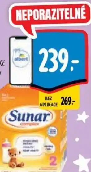 Albert Sunar Complex Kojenecká výživa nabídka