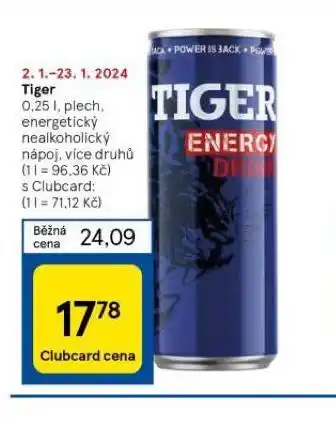 Tesco Tiger nabídka