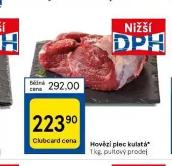 Tesco Hovězí plec kulatá nabídka