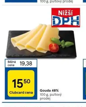 Tesco Gouda 48% nabídka