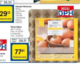 Tesco Tesco vejce s 30 ks nabídka