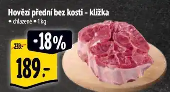 Albert Hovězí přední bez kosti - kližka nabídka