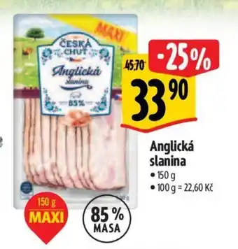 Albert Anglická slanina nabídka