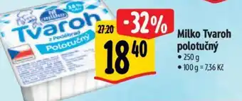 Albert Milko Tvaroh polotučný nabídka