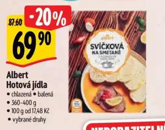 Albert Albert Hotová jídla nabídka