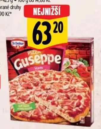 Albert Pizza Guseppe nabídka