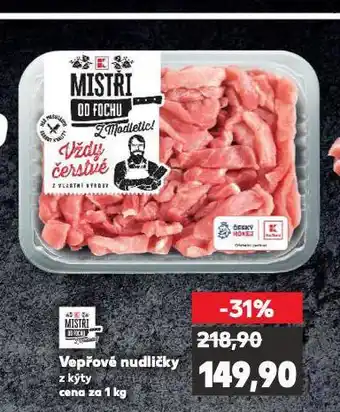 Kaufland Vepřové nudličky nabídka