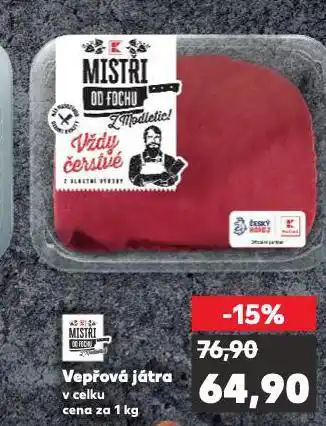 Kaufland Vepřová játra nabídka