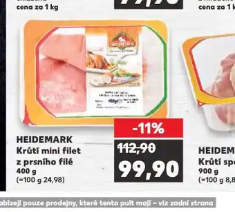 Kaufland Krůtí mini filet z prsního filé nabídka