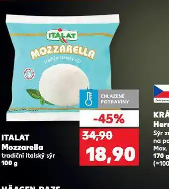 Kaufland Itala mozzarella nabídka