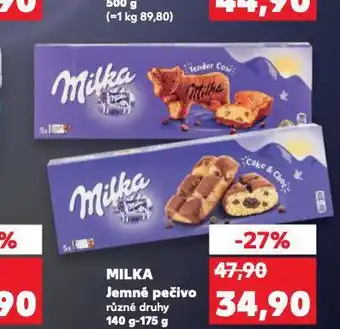 Kaufland Milka jemné pečivo nabídka