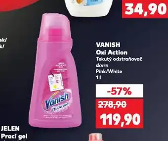 Kaufland Vanish oxi action tekutý odstraňovač skvrn nabídka