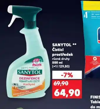 Kaufland Sanytol čistící prostředek nabídka