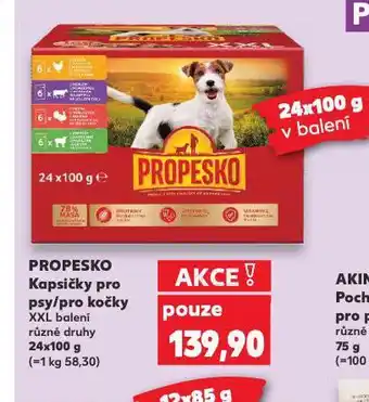 Kaufland Propesko kapsičky pro psy nabídka