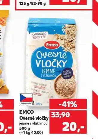 Kaufland Emco ovesné vločky nabídka