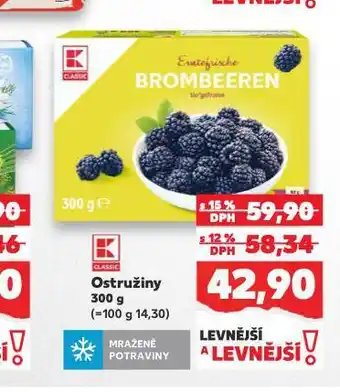 Kaufland Ostružiny nabídka