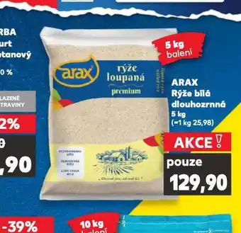 Kaufland Arax rýže bílá dlouhozrnná nabídka
