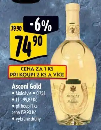 Albert Asconi Gold 0.75L nabídka