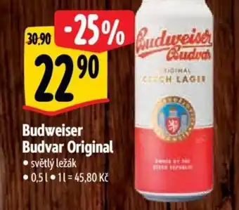 Albert Budweiser Budvar Original 0.5L nabídka