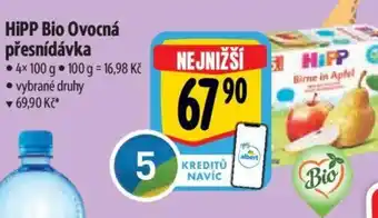 Albert HiPP Bio Ovocná přesnídávka nabídka