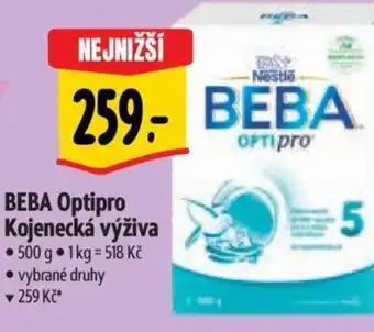 Albert BEBA Optipro Kojenecká výživa nabídka