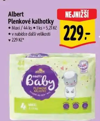 Albert Albert Plenkové kalhotky nabídka