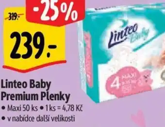 Albert Linteo Baby Premium Plenky nabídka
