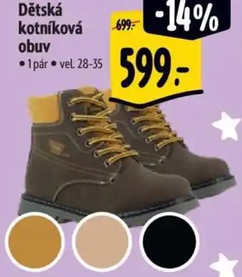 Albert Dětská kotníková obuv nabídka