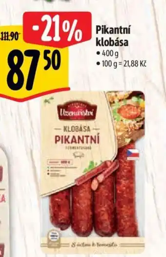 Albert Pikantní klobása nabídka