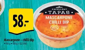 Albert Mascarpone - chilli dip nabídka