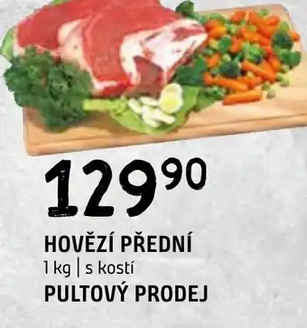 Terno HOVĚZÍ PŘEDNÍ 1 kg | s kostí PULTOVÝ PRODEJ nabídka